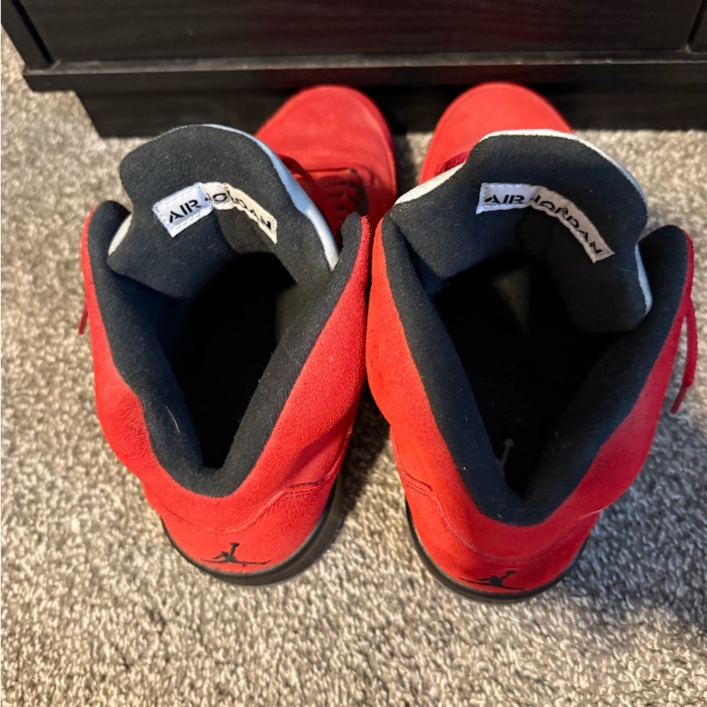 Air Jordan 5 Retro red and black - Picture 6 of 9
